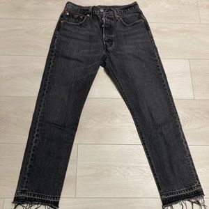 Black Straight Leg Jeans